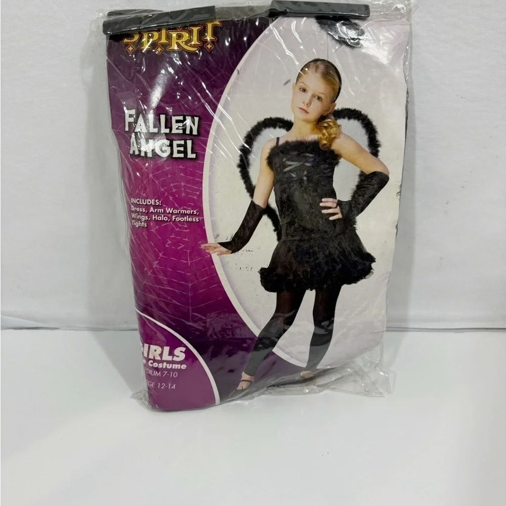 Spirit Halloween girls dark angel costume size M - Picture 3 of 12